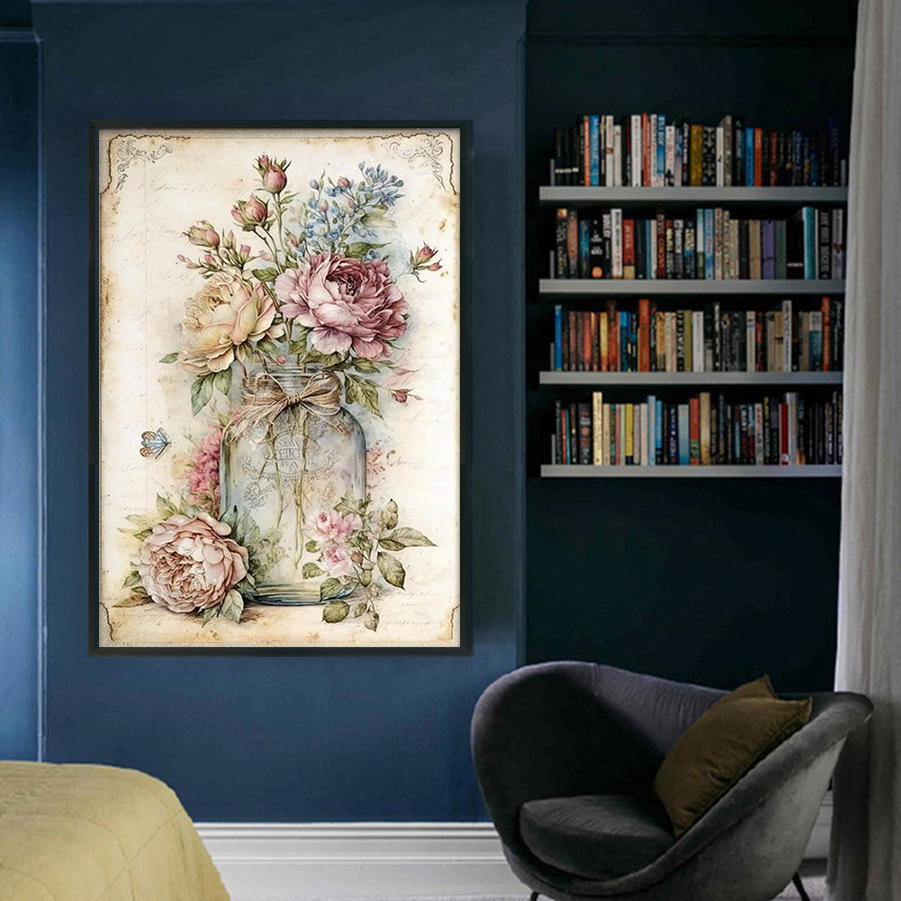 Vintage Poster - Full 11CT Counted Cross Stitch 40x60CM - Yishu