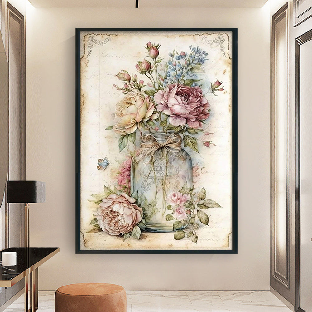 Vintage Poster - Full 11CT Counted Cross Stitch 40x60CM - Yishu