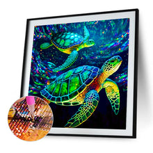 Load image into Gallery viewer, Sea Turtle 40*40CM(Canvas) Full Round Drill Diamond Painting
