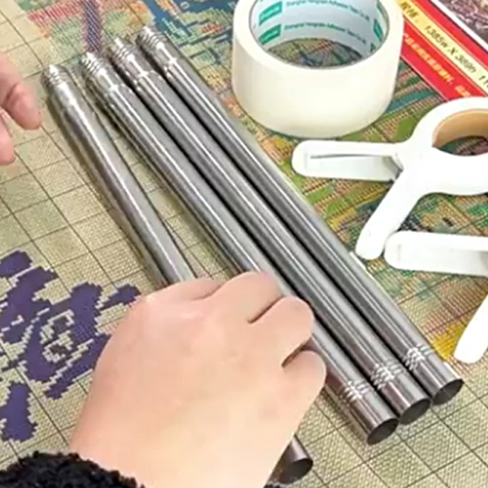 4PCS Cross Stitch Accessories Kit Stainless Steel Pipes 2.2x35CM