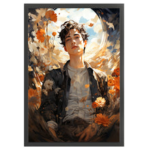 Load image into Gallery viewer, Yishu - Flowers And Man - 50*70CM 11CT 3 Stamped Cross Stitch
