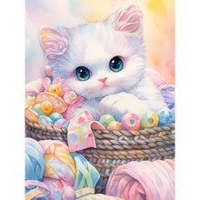 Load image into Gallery viewer, Yishu - Colorful Cats - 50*65CM 11CT 3 Stamped Cross Stitch
