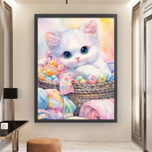 Load image into Gallery viewer, Yishu - Colorful Cats - 50*65CM 11CT 3 Stamped Cross Stitch
