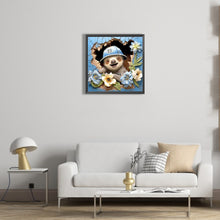 Load image into Gallery viewer, Sloth In Wall 40*40CM(Canvas) Full Round Drill Diamond Painting
