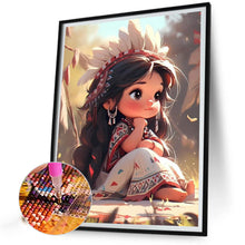 Load image into Gallery viewer, Jungle Girl 40*50CM(Canvas) Full Round Drill Diamond Painting
