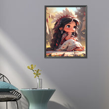 Load image into Gallery viewer, Jungle Girl 40*50CM(Canvas) Full Round Drill Diamond Painting

