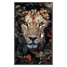 Load image into Gallery viewer, Huancan - Leopard In The Grass - 40*65CM 11CT 3 Stamped Cross Stitch
