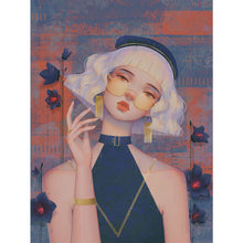 Load image into Gallery viewer, Huancan - Art Girl - 40*55CM 11CT 3 Stamped Cross Stitch
