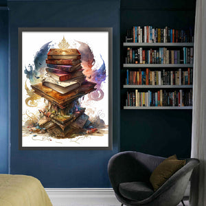 Huancan - Magic Book - 50*65CM 11CT 3 Stamped Cross Stitch