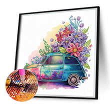 Load image into Gallery viewer, Flowers And Cart 30*30CM(Canvas) Partial Special Shaped Drill Diamond Painting
