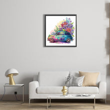 Load image into Gallery viewer, Flowers And Cart 30*30CM(Canvas) Partial Special Shaped Drill Diamond Painting
