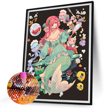 Load image into Gallery viewer, Beautiful Girl 30*40CM(Canvas) Full Round Drill Diamond Painting
