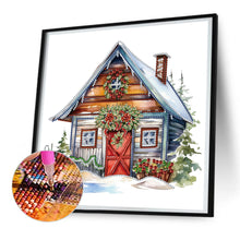 Load image into Gallery viewer, Christmas Cottage 30*30CM(Canvas) Partial Special Shaped Drill Diamond Painting
