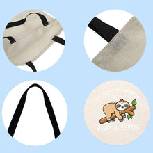Load image into Gallery viewer, Canvas Bag-Sloth 40*40CM
