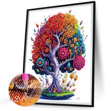 Load image into Gallery viewer, Tree Of Life 30*40CM(Canvas) Partial Special Shaped Drill Diamond Painting
