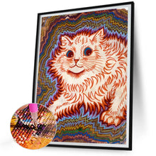 Load image into Gallery viewer, Cat 30*40CM(Canvas) Full Round Drill Diamond Painting
