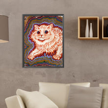 Load image into Gallery viewer, Cat 30*40CM(Canvas) Full Round Drill Diamond Painting
