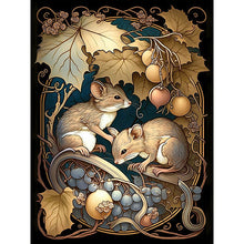 Load image into Gallery viewer, Mouse 30*40CM(Canvas) Full Round Drill Diamond Painting
