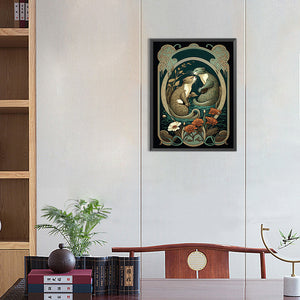 Otter 30*40CM(Canvas) Full Round Drill Diamond Painting