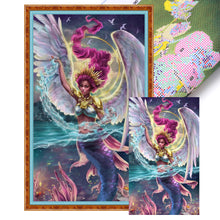 Load image into Gallery viewer, Huancan - Angel Mermaid - 55*90CM 11CT 3 Stamped Cross Stitch
