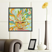 Load image into Gallery viewer, Teacup 40*40CM(Canvas) Full Round Drill Diamond Painting
