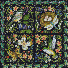 Load image into Gallery viewer, Huancan - Creatures And Flowers - 50*50CM 11CT 3 Stamped Cross Stitch
