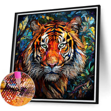 Load image into Gallery viewer, Tiger Glass Painting 40*40CM(Canvas) Full Round Drill Diamond Painting
