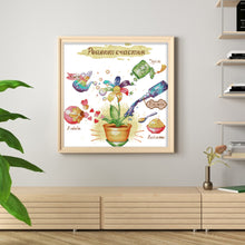 Load image into Gallery viewer, Joy Sunday - Happiness Recipe - 44*44CM 14CT 2 Stamped Cross Stitch
