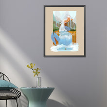 Load image into Gallery viewer, Silver-Haired Mermaid Falling Into Sleep 40*50CM(Canvas) Full Round Drill Diamond Painting
