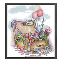Load image into Gallery viewer, Joy Sunday - Return From France - 38*43CM 14CT 2 Stamped Cross Stitch
