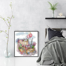 Load image into Gallery viewer, Joy Sunday - Return From France - 38*43CM 14CT 2 Stamped Cross Stitch

