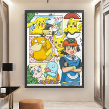 Load image into Gallery viewer, Yishu - Pok¨¦mon - 50*65CM 11CT 3 Stamped Cross Stitch
