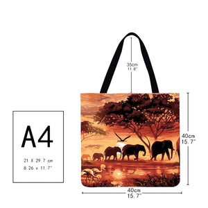 Canvas Bag-Elephant 40*40CM