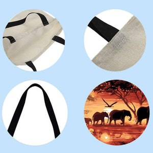 Canvas Bag-Elephant 40*40CM