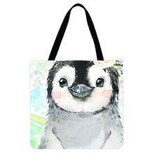 Load image into Gallery viewer, Canvas Bag-Penguin 40*40CM
