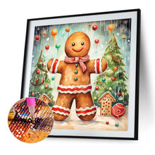 Load image into Gallery viewer, Gingerbread Man 40*40CM(Picture) Full Round Drill Diamond Painting
