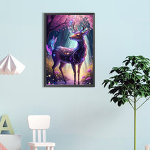 Load image into Gallery viewer, Glowing Deer 40*60CM(Canvas) Full Round Drill Diamond Painting

