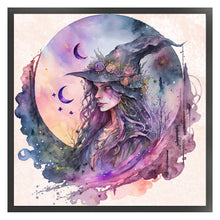 Load image into Gallery viewer, Huancan - Witch - 50*50CM 11CT 3 Stamped Cross Stitch
