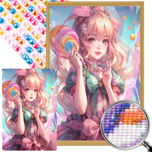 Load image into Gallery viewer, Anime Girl 40*60CM(Picture) Full Round Drill Diamond Painting
