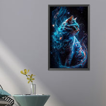 Load image into Gallery viewer, Galaxy Cat 40*65CM(Picture) Full Round Drill Diamond Painting
