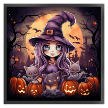 Load image into Gallery viewer, Yishu - Halloween - 50*50CM 11CT 3 Stamped Cross Stitch
