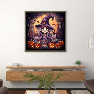 Yishu - Halloween - 50*50CM 11CT 3 Stamped Cross Stitch