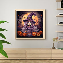 Load image into Gallery viewer, Yishu - Halloween - 50*50CM 11CT 3 Stamped Cross Stitch
