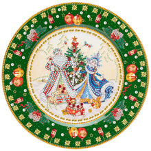 Load image into Gallery viewer, Christmas Wreath 30*30CM(Canvas) Partial Special Shaped Drill Diamond Painting

