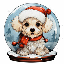 Load image into Gallery viewer, Crystal Ball Dog 40*40CM(Canvas) Full Round Drill Diamond Painting
