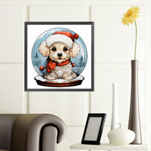 Load image into Gallery viewer, Crystal Ball Dog 40*40CM(Canvas) Full Round Drill Diamond Painting
