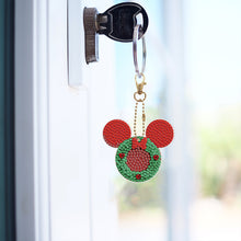Load image into Gallery viewer, Christmas Full Drill Keyring Double Sided Special Shape (6pcs Xmas Mickey Mouse)
