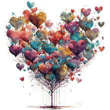 Load image into Gallery viewer, Huancan - Love - 40*40CM 16CT 2 Stamped Cross Stitch
