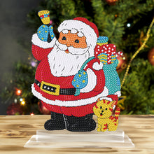 Load image into Gallery viewer, 5D DIY Round Diamond Painting Desktop Decor Santa Christmas Decor (1)
