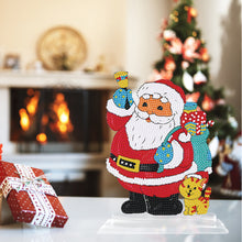 Load image into Gallery viewer, 5D DIY Round Diamond Painting Desktop Decor Santa Christmas Decor (1)
